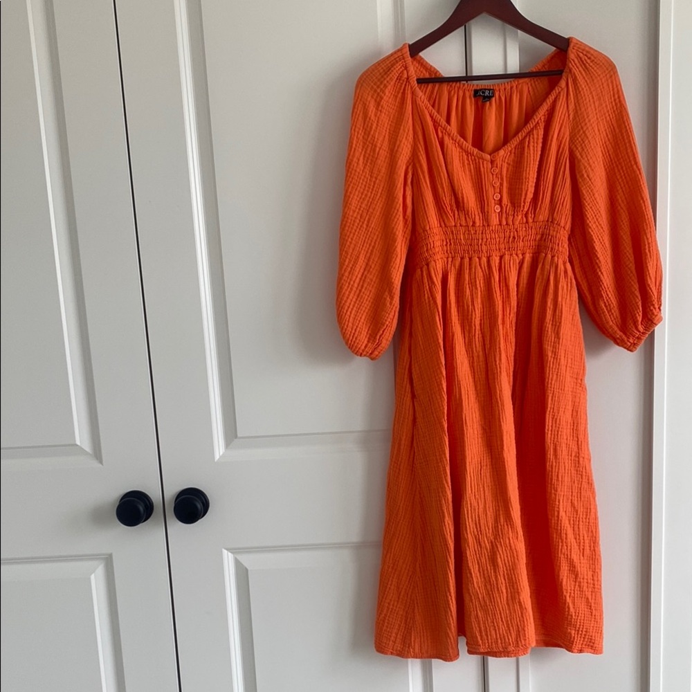 Orange Women's J. Crew Dress